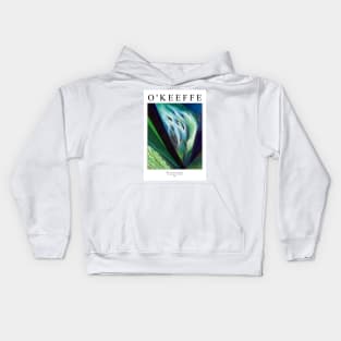 High Resolution Georgia O'Keeffe Painting Blue and Green Music 1921 Kids Hoodie